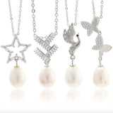 SPN1 Diamond Zircon Lightning Necklace for Girls