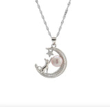 SPN1 Diamond Zircon Lightning Necklace for Girls