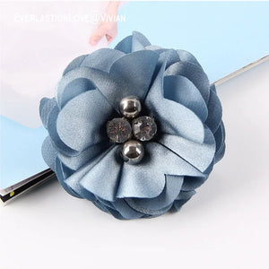 Vintage Flower Brooch Pin for Women Wedding Corsage Lapel