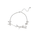 Irregular Straw Bow Collar Chain Necklace Women Jewelry