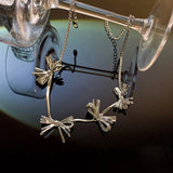 Irregular Straw Bow Collar Chain Necklace Women Jewelry