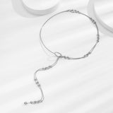 Metal Torques Choker Necklaces With Tassel Pendant