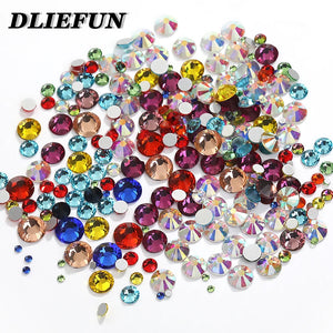 Mix Size Crystals Glass Rhinestone Stones DIY Clothing Accessories