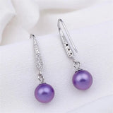 925 Silver Earring Hooks for Pearl, 6 Pairs