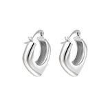 925 Silver Crystal Lightning Stud Earrings