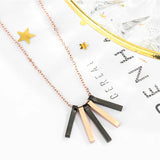 SSN1 Minimalist Thin Snake Chain Plated Necklace For Women