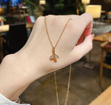 SSN4 Pendant Necklace Stainless Steel Engraved Name Date Beads Necklace