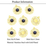Charming demon eye stainless steel pendant