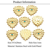 Charming demon eye stainless steel pendant