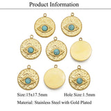 Charming demon eye stainless steel pendant