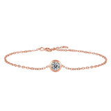 STB6 Silver Bracelets Sparkling Gypsophila Double Layer Party Jewelry