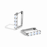 Crystal Teardrop Cubic Zirconia Earrings for Women Bride Wedding