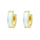 Silver CZ Stud Earrings for Women Wedding Jewelry