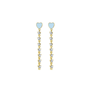 STE13 Heart Earrings for Women Temperament Wedding
