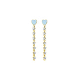 STE13 Heart Earrings for Women Temperament Wedding