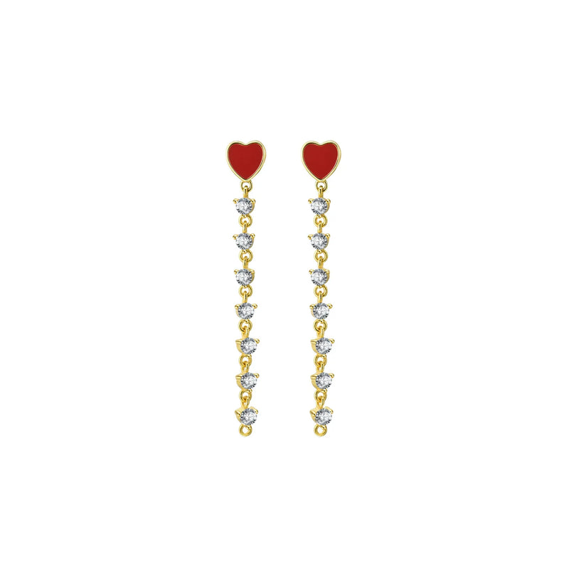 STE13 Heart Earrings for Women Temperament Wedding
