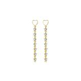 STE13 Heart Earrings for Women Temperament Wedding