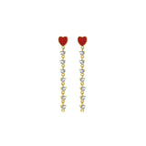 STE13 Heart Earrings for Women Temperament Wedding