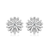 Sunflower Chrysanthemum Stud Earrings High Quality Women's Jewelry
