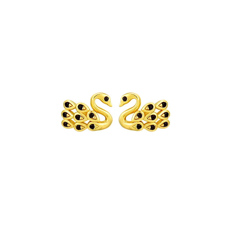 STE9 Zircon Clip Earrings for Women Basic Bling Earrings
