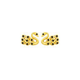 STE9 Zircon Clip Earrings for Women Basic Bling Party Piercing