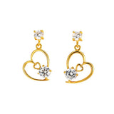 STE9 Zircon Clip Earrings for Women Basic Bling Party Piercing