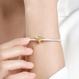 925 Mom Charm with 12 Birthday Stones for Bracelet