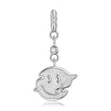 Smiling Love Forever Necklace 925 Sterling Silver Enamel Couple