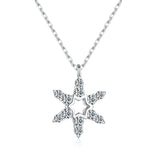 STN2 Flower Layers Chain Necklace Pendant Necklace Thick Necklace