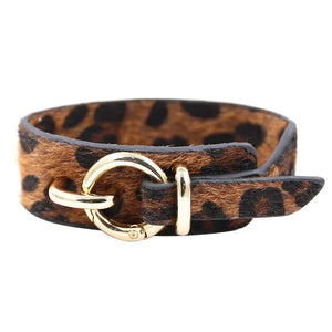 Vintage Leather Snake Bracelet for Women