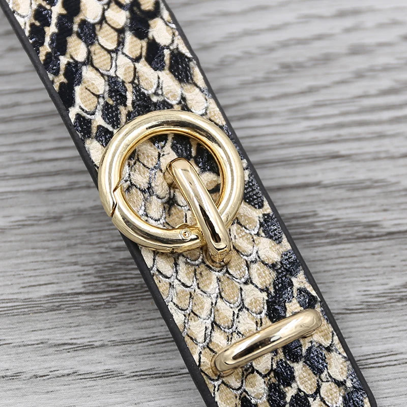 Vintage Leather Snake Bracelet for Women