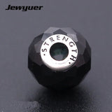 925 Silver Small Hole Beads Charms for Thin Bracelets - ST132