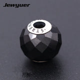 925 Silver Small Hole Beads Charms for Thin Bracelets - ST132