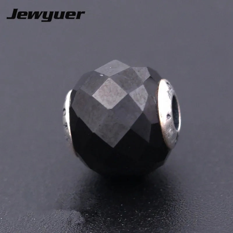 925 Silver Small Hole Beads Charms for Thin Bracelets - ST132