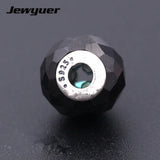 925 Silver Small Hole Beads Charms for Thin Bracelets - ST132