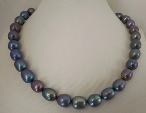 Tahitian Baroque Pearl Necklace 18 Inch