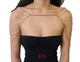 Double Shoulders Chain Necklace in 3 Colors