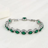 Colorful Zirconia Bracelet for Women - Dinner Jewelry Accessories