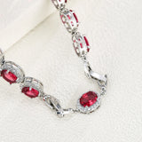 Colorful Zirconia Bracelet for Women - Dinner Jewelry Accessories
