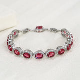 Colorful Zirconia Bracelet for Women - Dinner Jewelry Accessories