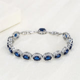 Colorful Zirconia Bracelet for Women - Dinner Jewelry Accessories