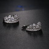 SUGU Zircon Clip Earrings for Girls