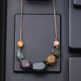 SUMENG Beads Neck Chain Kpop Pearl Choker Necklace