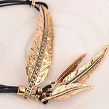 Bohemian Feather Vintage Necklace Sweater Chain Pendant Jewelry