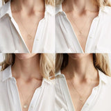 Stainless Steel Round Pendant Necklace Wedding Gift