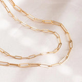 Stainless Steel Link Chain Choker Necklaces For Women Delicate Necklace