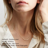 Women Stainless Steel Choker Necklace