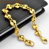 10mm Geometric Link Chain Bracelet SC212