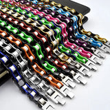 316L Stainless Steel Bracelet Bangle 10mm Link Chain Men Women Jewelry Gift