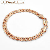 7mm Snail Style Link Chain Bracelet for Men Women